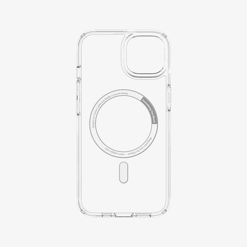 ACS03210 - iPhone 13 Pro Max Case Ultra Hybrid Mag Safe Compatible in white showing the back